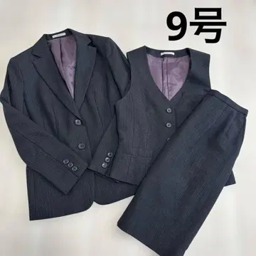 스트라이프 비즈니스 정장 3세트 사무복