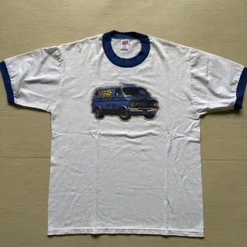 90s Beastie Boys ALOHA MR. HAND 링거 T셔츠