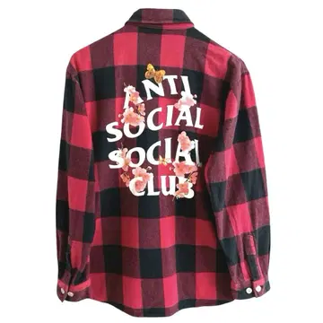 ANTI SOCIAL SOCIAL CLUB 긴팔 셔츠 플란넬 셔츠 체크