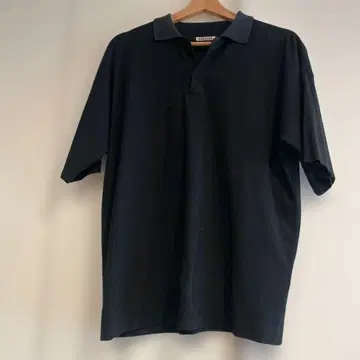 AURALEE 피케 셔츠 사이즈 3 블랙