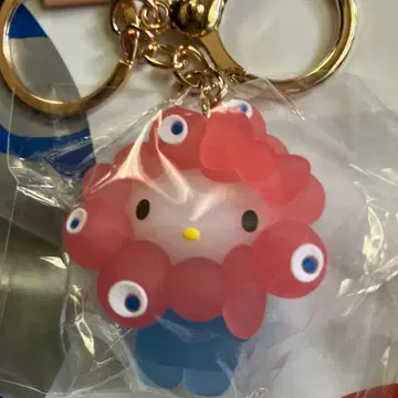 오사카 간사이 만박 미야쿠미야쿠 산리오 클리어 키링 키티