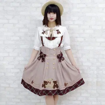 amavel Collection Bear 점프 스커트 블라우스