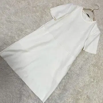 ZARA 튜닉 화이트 USA XS 심플 돌려입기 캐주얼