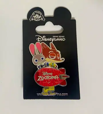 주토피아 핀 배지 홍콩 디즈니랜드