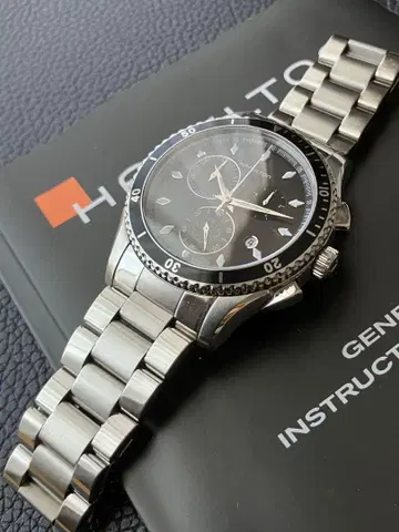 해밀턴 손목시계 재즈 마스터 씨뷰 크로노