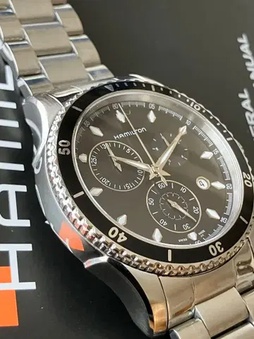 해밀턴 손목시계 재즈 마스터 씨뷰 크로노