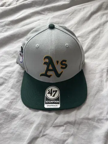 47 A's CAPTAIN 스냅백 캡