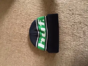 huf 니트 모자 블랙 그린