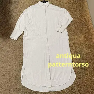 안티카 patterntorso 레이온 린넨 원피스 미사용