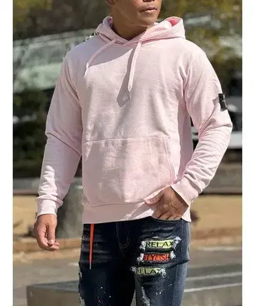 와펜 후드 맨투맨