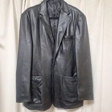 GENERIOUS 블랙 가죽 자켓 L 사이즈