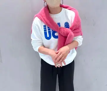 레어 GOOD ROCK SPEED UCLA 맨투맨 화이트