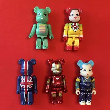 BE@RBRICK 베어브릭 피규어 세트 5체 아이언맨 외