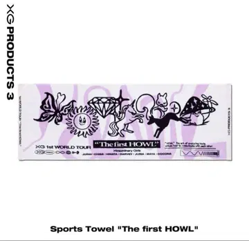 XG 'The first HOWL' 스포츠 타월