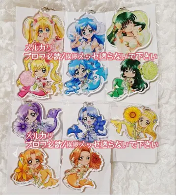 즉시 구매 가능 피치피치핏치 제비뽑기당 C상 아크릴 키링 11종 세트1