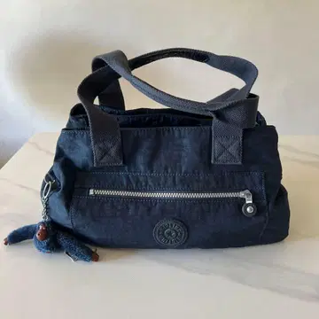 Kipling (키플링) 토트백 네이비 고릴라 참 포함