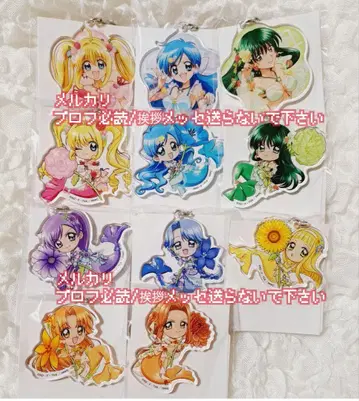 즉시 구매 가능 피치피치핏치 제비뽑기당 C상 아크릴 키링 11종 세트 3