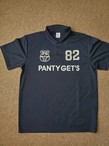 신춘 가격 미사용 PANTY GET'S 네이비 피케 셔츠 XL