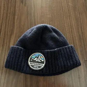 파타고니아 니트 모자 네이비