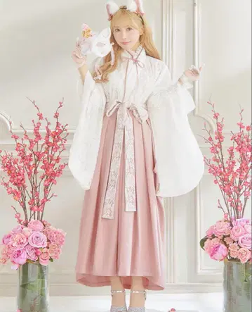 Sugar 고양이 무녀 레이스 하카마
