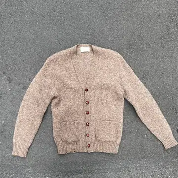 80s usa the moors 울 가디건 브라운