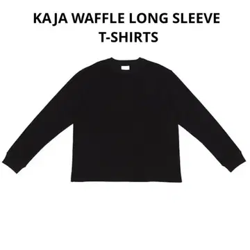 KAJA 와플 롱 슬리브 티셔츠