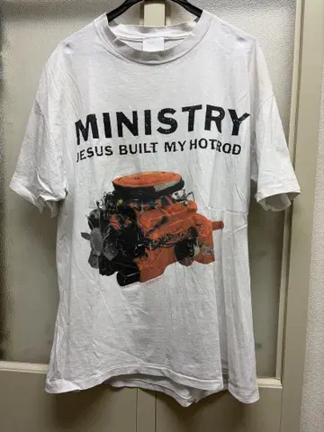 MINISTRY JESUS BUILT MY HOTROD T셔츠 L사이즈