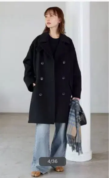 JOURNAL STANDARD Super140 미들 P 코트