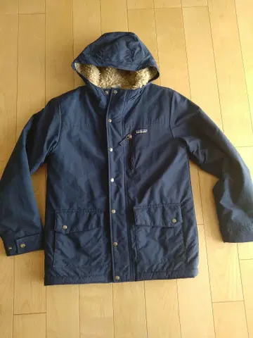 patagonia 후드 부착 네이비 코트 키즈 인퍼노