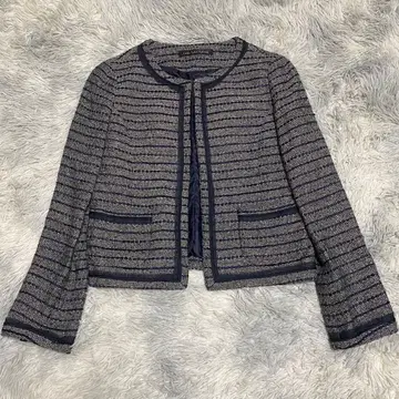 그린 라벨 릴랙싱 여성용 노카라 자켓 M 마 혼방
