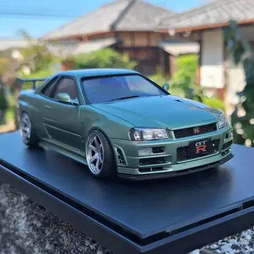 후지미 1/24 R34 스카이라인 GT-R