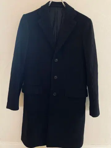 URBAN RESEARCH 울 체스터 코트 S 사이즈 블랙 이탈리아