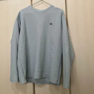 Lacoste 긴팔 티셔츠 라이트 그레이