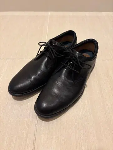 Clarks plus 가죽 비즈니스 슈즈 가죽 신발 레이스업 블랙