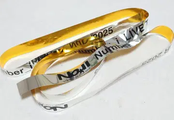 Number_i2025 No.II 홋카이도 은색 테이프 풀 사이즈 1개