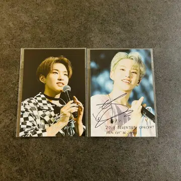 SEVENTEEN 로손 프린트 호시 2장 세트