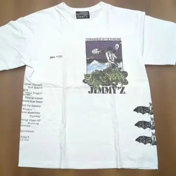 CRIMIE JIMMYZ 콜라보T셔츠 유즈드 화이트 XL