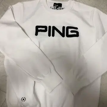 PING 화이트 스웨터 M 사이즈