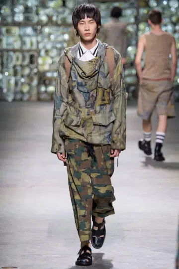 DRIESVANNOTEN 드리스반노튼 17SS 카모 패턴 팬츠