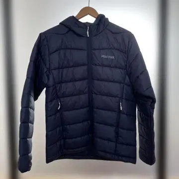 Marmot 후드 부착 나일론 자켓 L 네이비