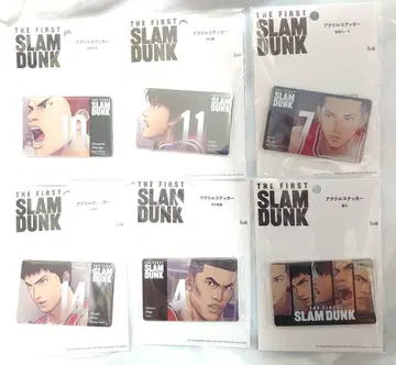 THE FIRST SLAM DUNK 아크릴 스티커 전 6종 컴플리트