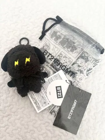 BT21 FRGMT CHIMMY 블랙 봉제 인형 마스코트