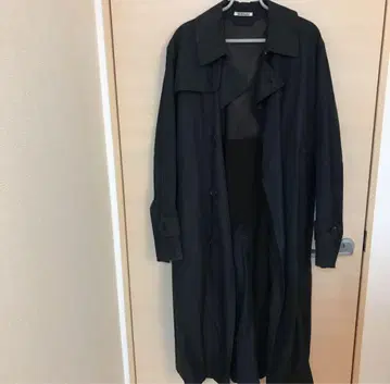 AURALEE FINX CHAMBRAY TRENCH COAT 4