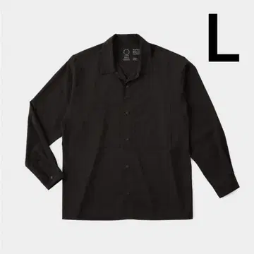 [ 미사용 ] 야마토미치 UL 빅 포켓 셔츠 블랙 L