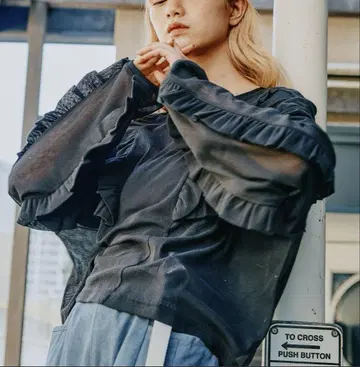 니코앤드 MODE NORM CORE 2WAY 메쉬 프릴 풀오버