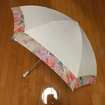 DECORTE 플라워 프린트 접이식 우산