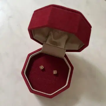 agate 아가트 K10 다이아몬드 귀걸이 (한정판 케이스 포함)