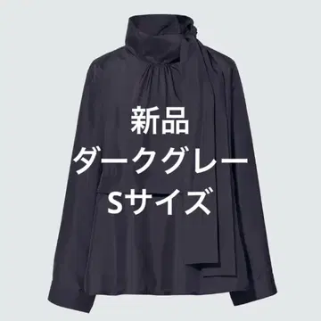 [새상품] 실크 보타이 블라우스 UNIQLO+J