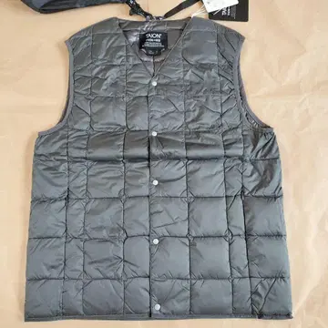 TAION V넥 이너 베스트 차콜 M 사이즈
