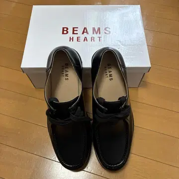 BEAMS HEART 티롤리안 부츠 27.5cm / 블랙 스무스